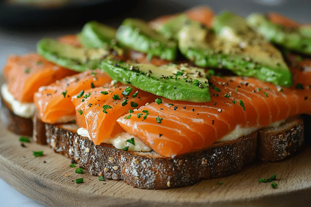 u7356178865_STYLE_Close-up_Shot_right_view__EMOTION_realistic_1d276706-c125-44a3-bbf9-6e5dcdfdfcb9_0 Salmon Toast